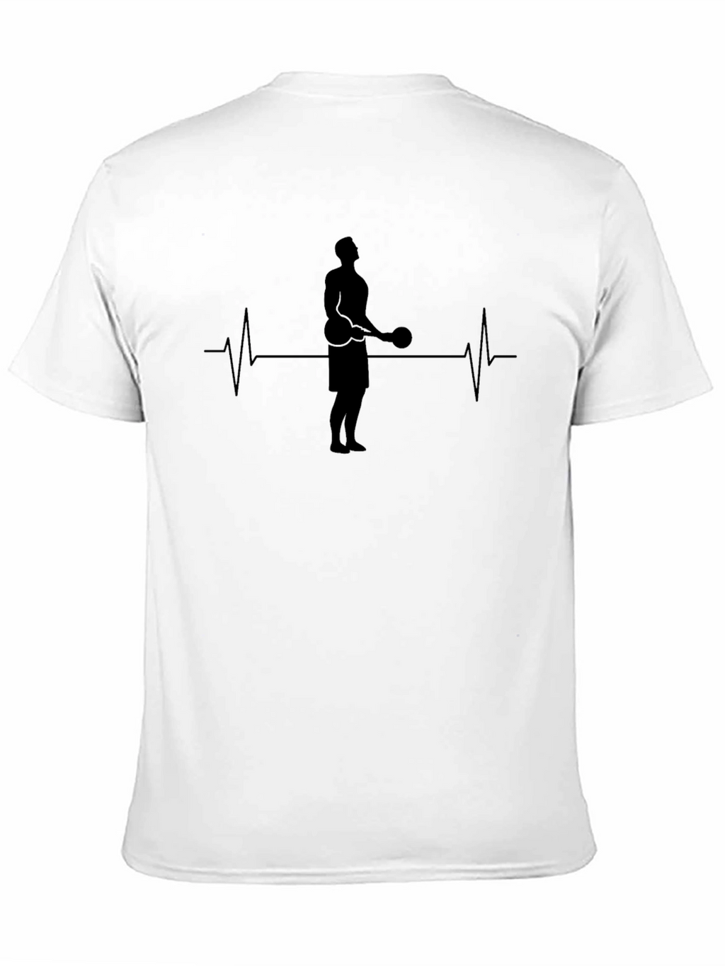 Weightlifter Heartbeat T-Shirt - Gym Lover Tee