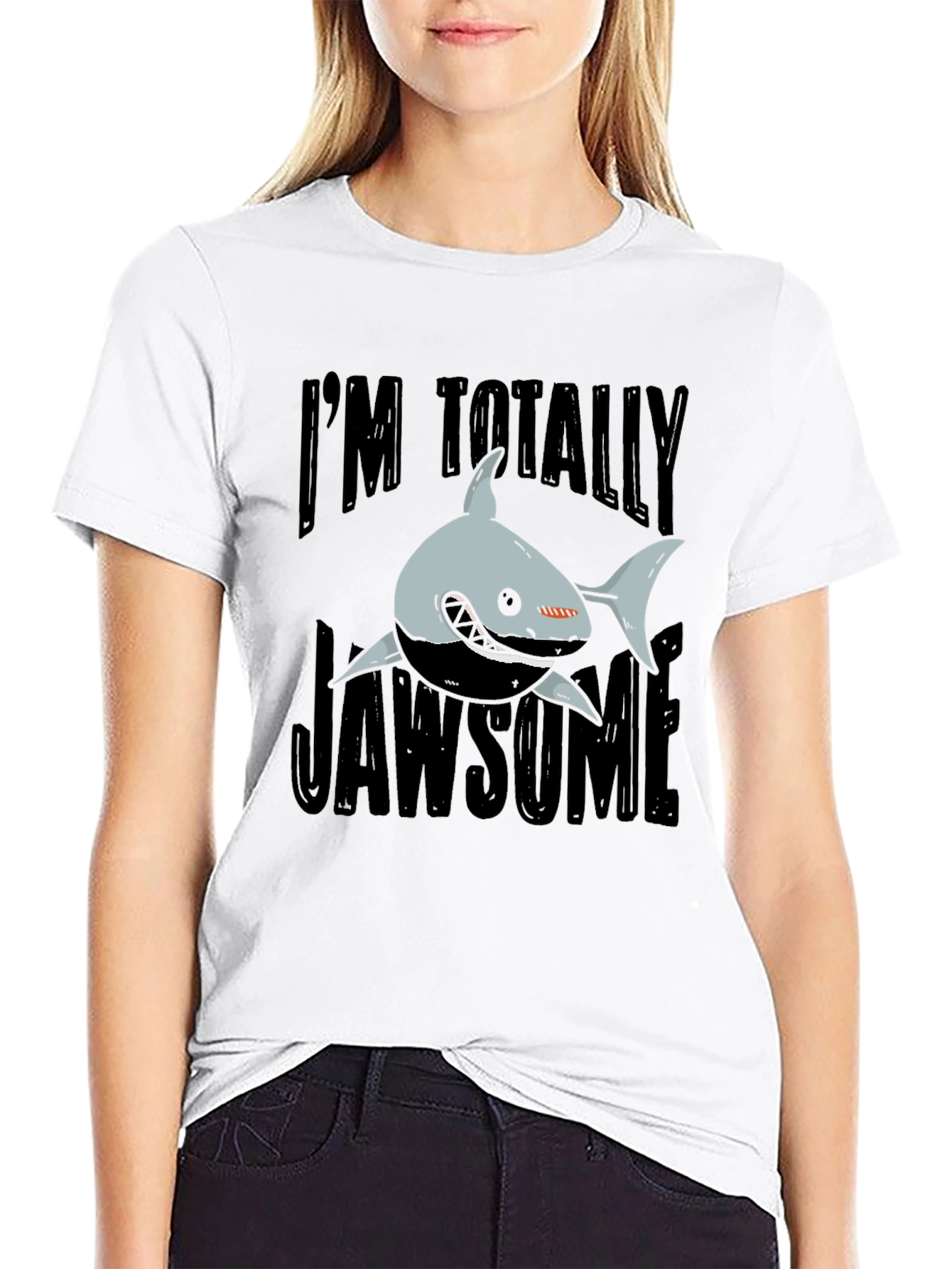 Jawsome Shark Graphic T-Shirt - Funny Shark Lover Tee