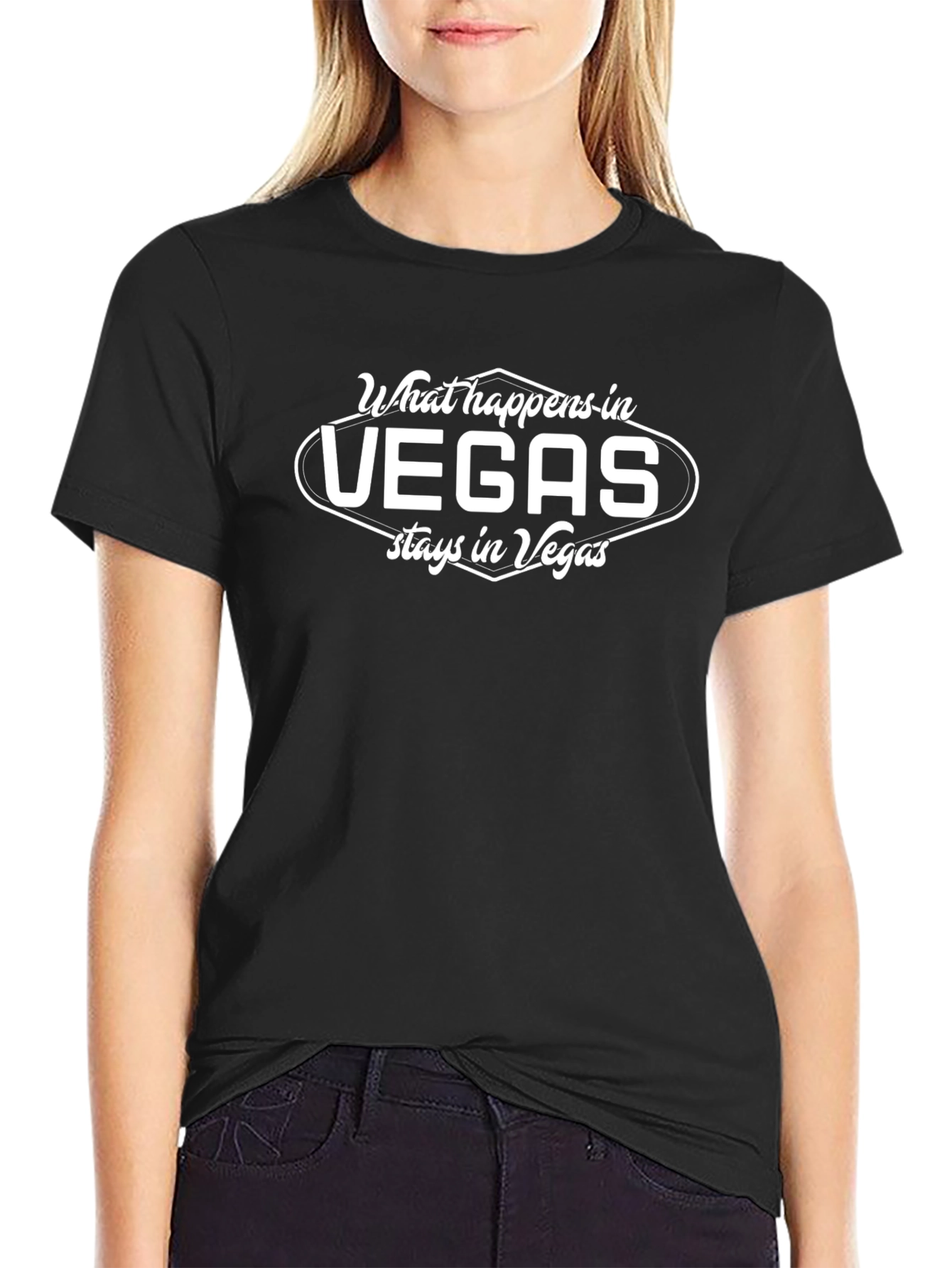 What Happens in Vegas Graphic T-Shirt