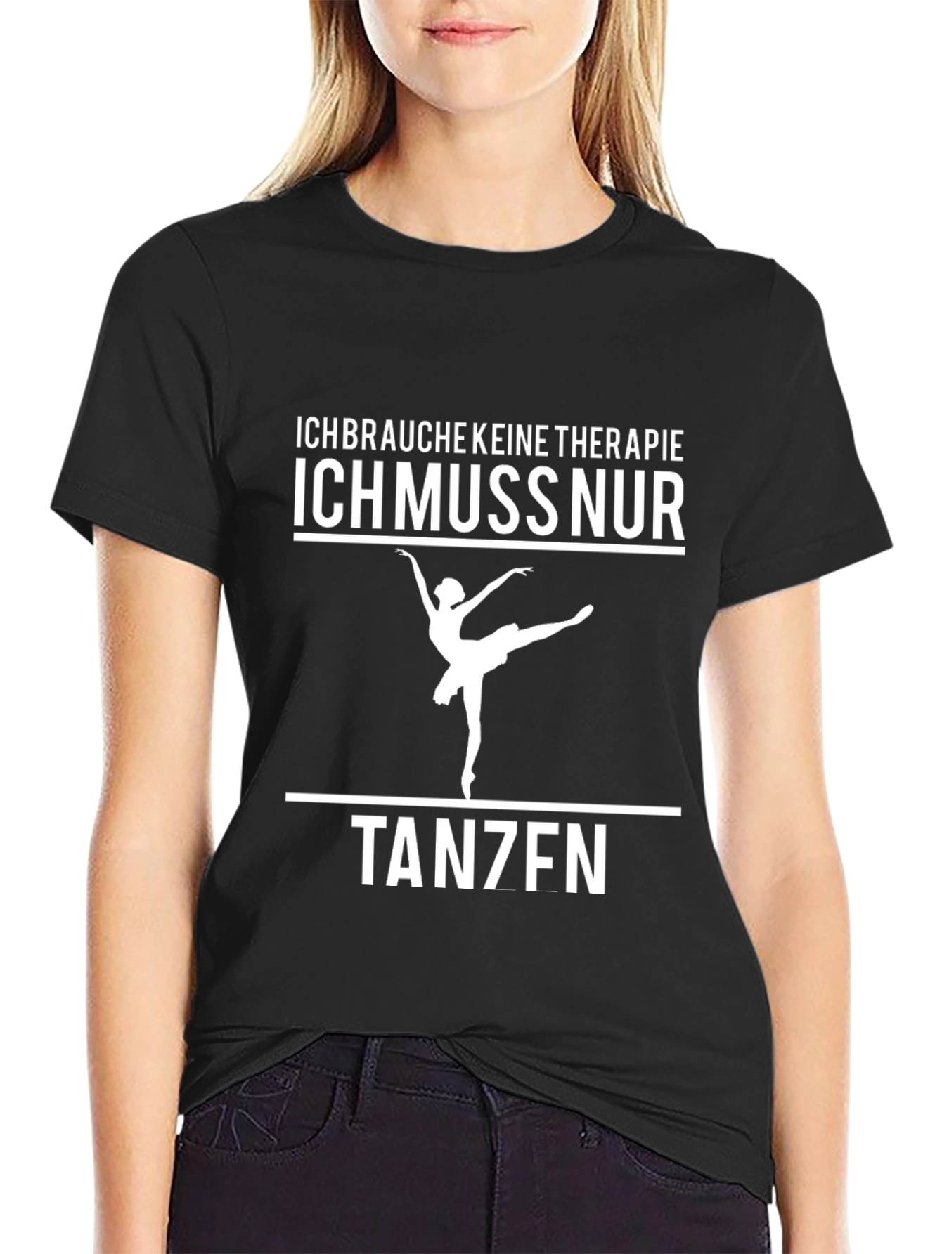 Dance Therapy T-Shirt - German Text Design