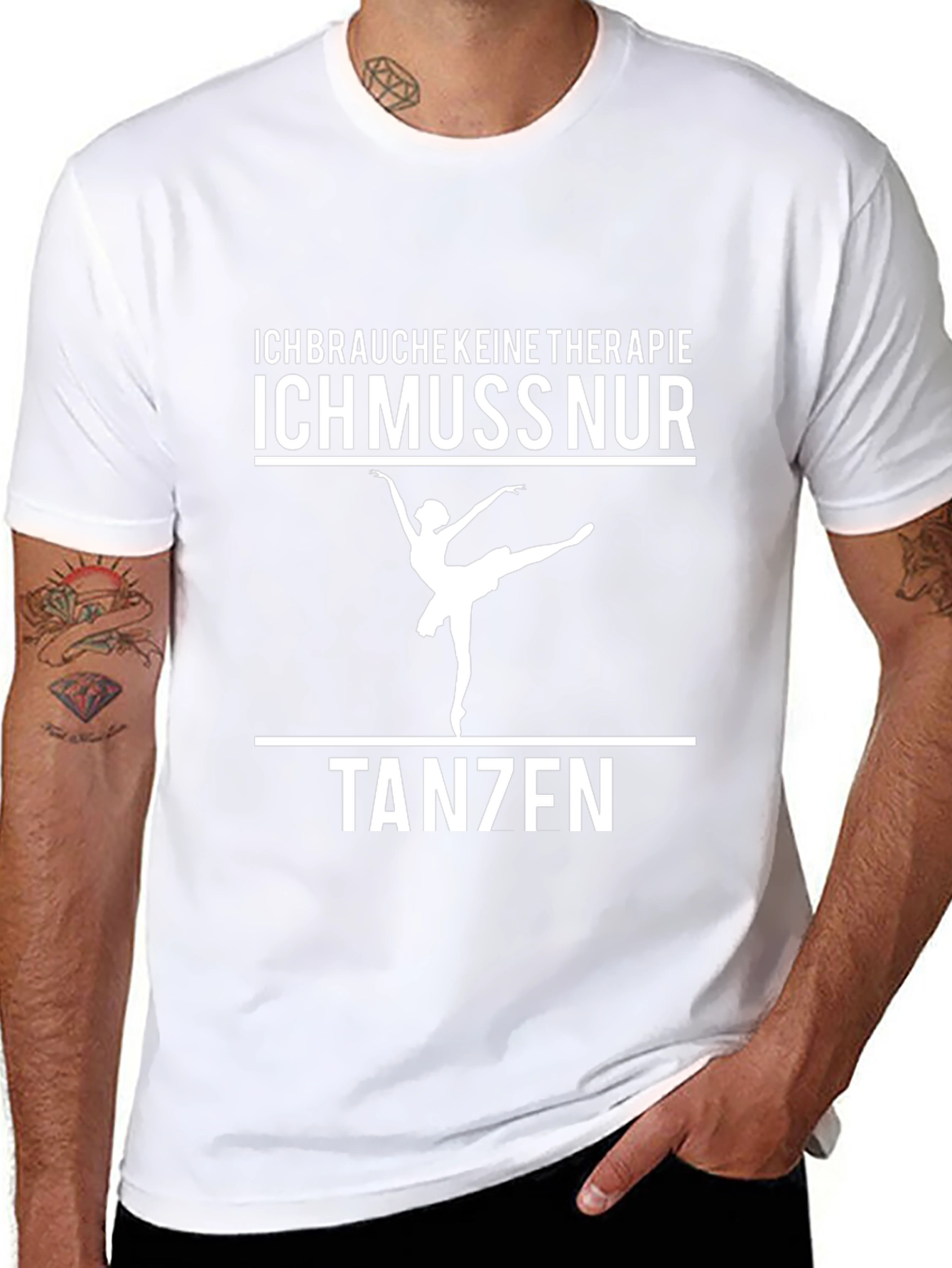 Dance Therapy T-Shirt - German Text Design