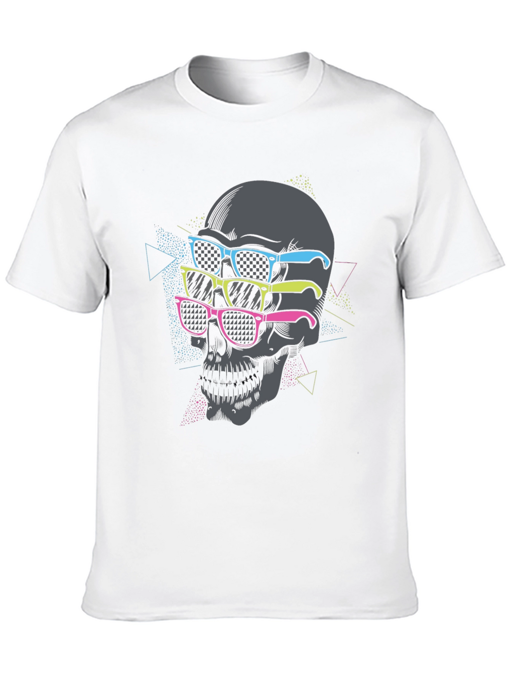Skull with Sunglasses Graphic Tee