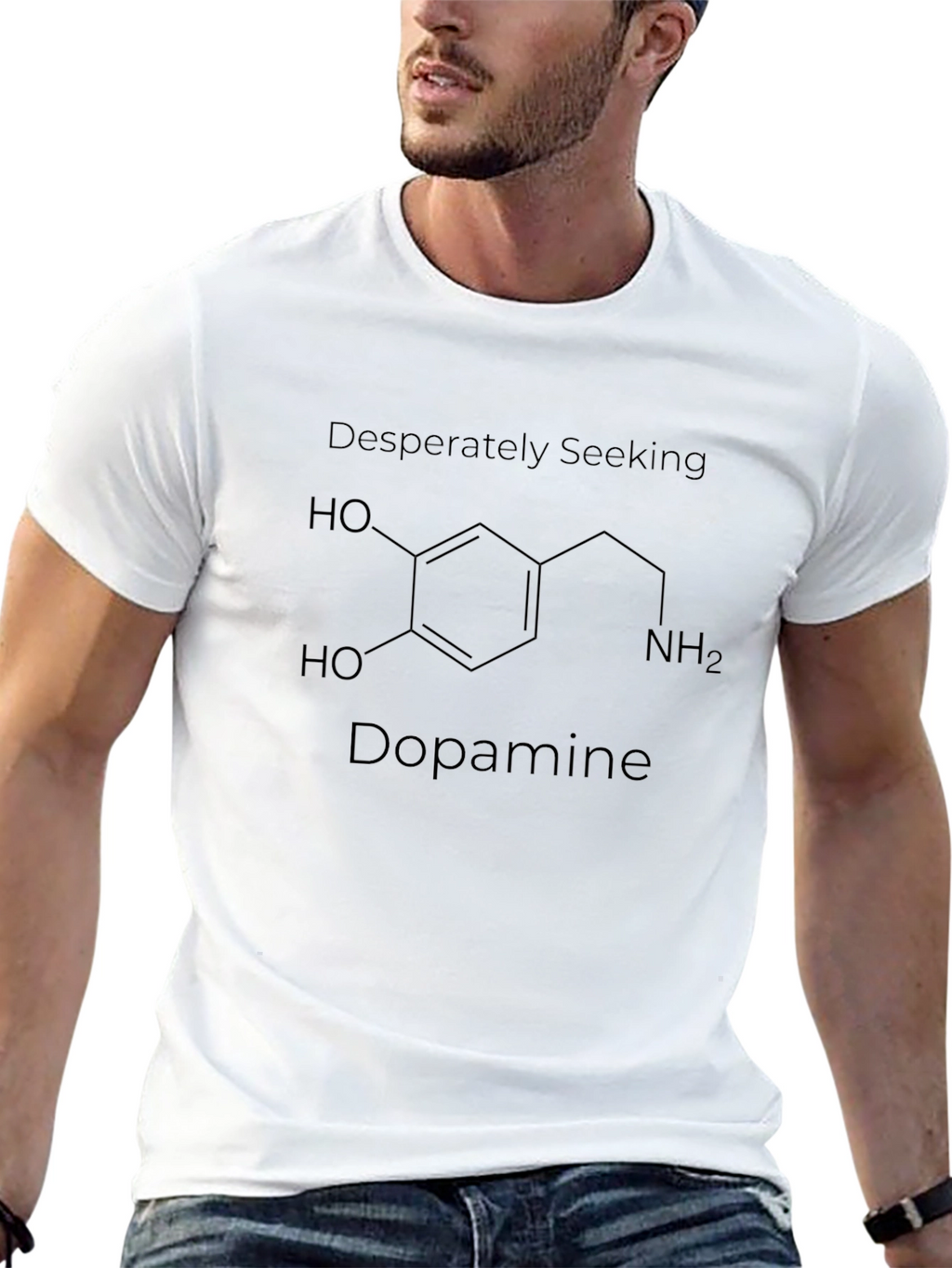 Dopamine Seeker Black T-Shirt