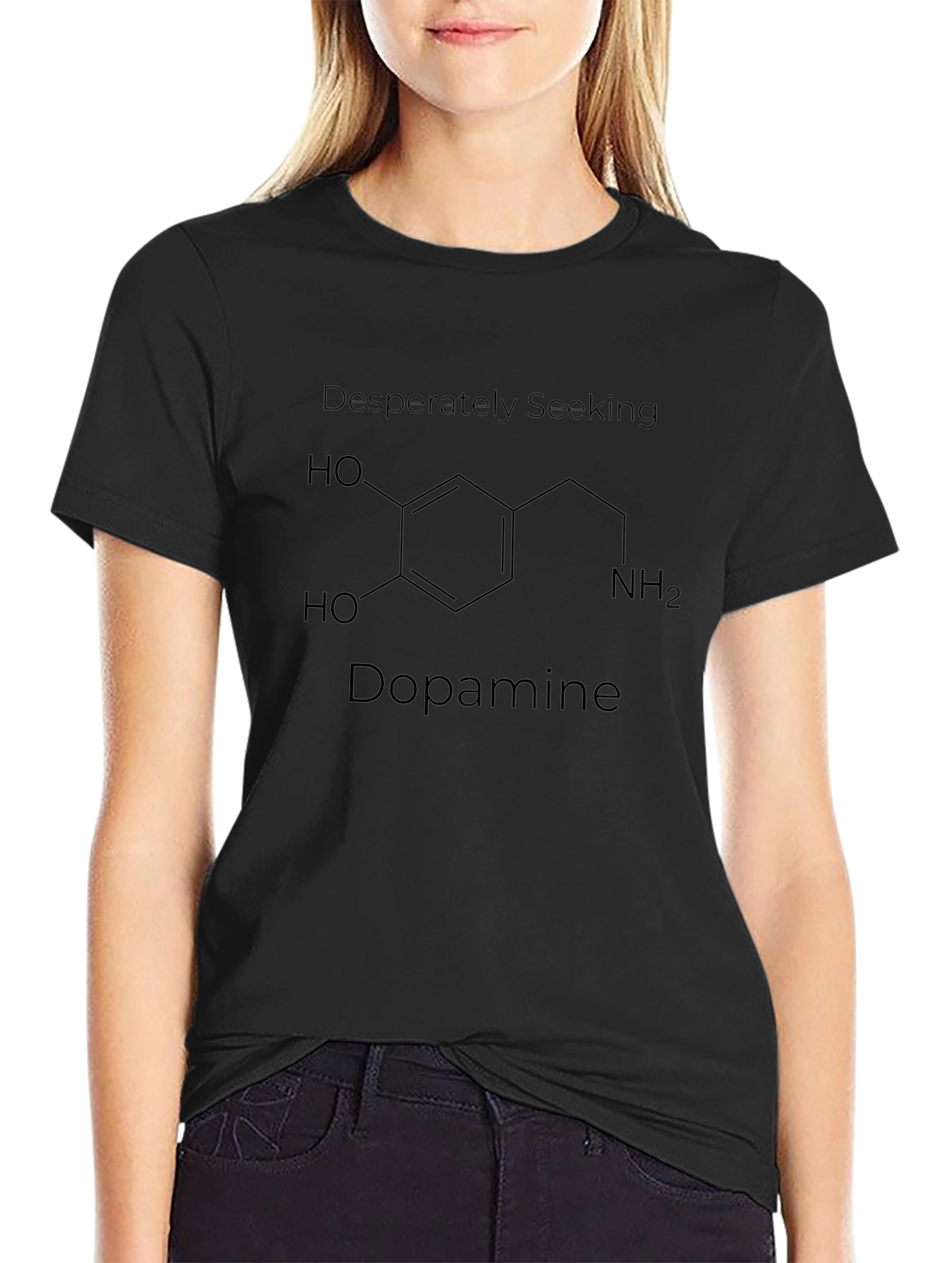 Dopamine Seeker Black T-Shirt