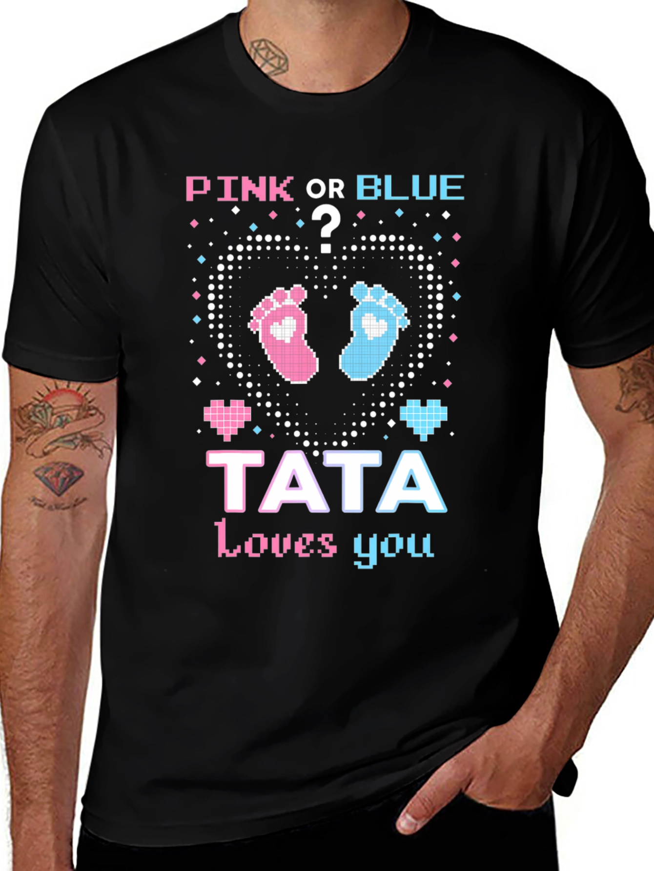 Pink or Blue? Gender Reveal T-Shirt