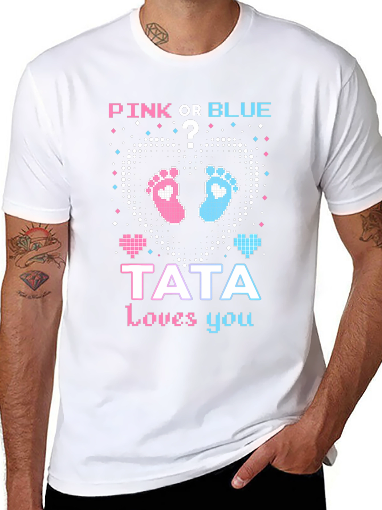 Pink or Blue? Gender Reveal T-Shirt