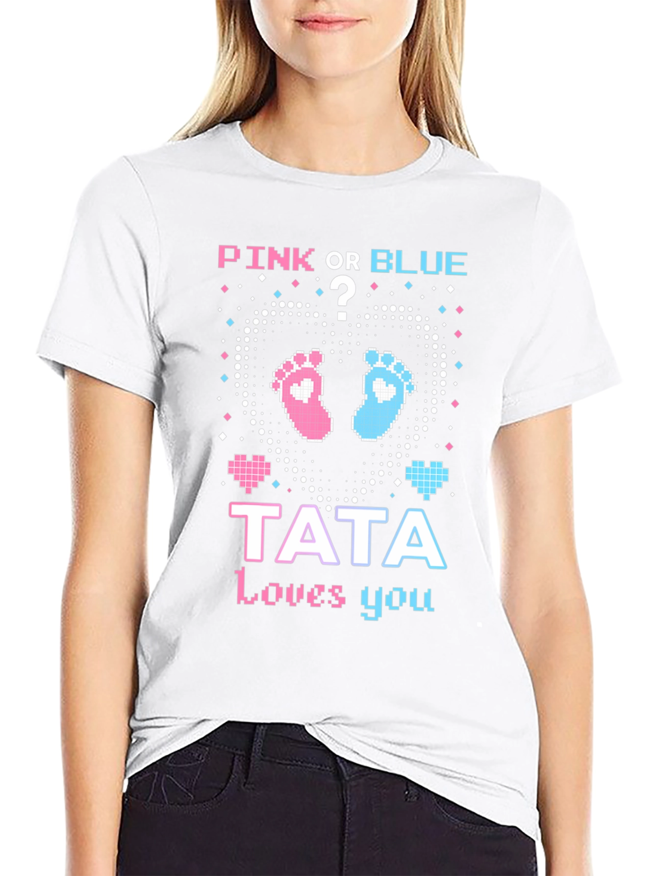 Pink or Blue? Gender Reveal T-Shirt