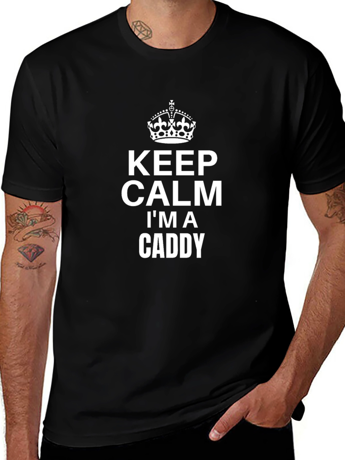 Keep Calm Im a Caddy Graphic Tee