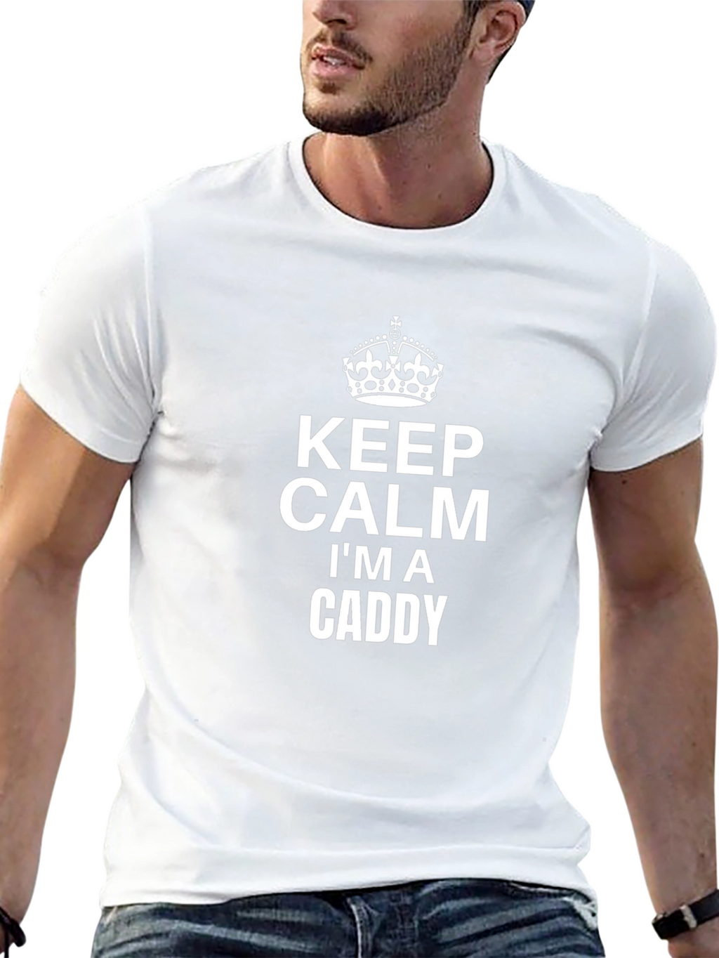 Keep Calm Im a Caddy Graphic Tee