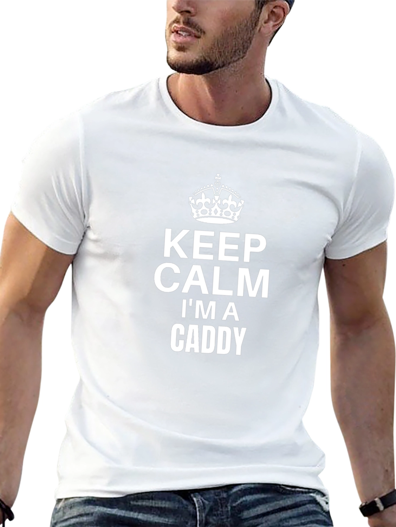 Keep Calm Im a Caddy Graphic Tee