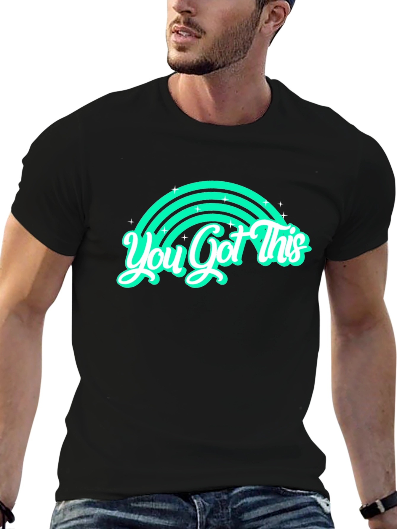 You Got This Rainbow Graphic Tee - Motivation Shirt