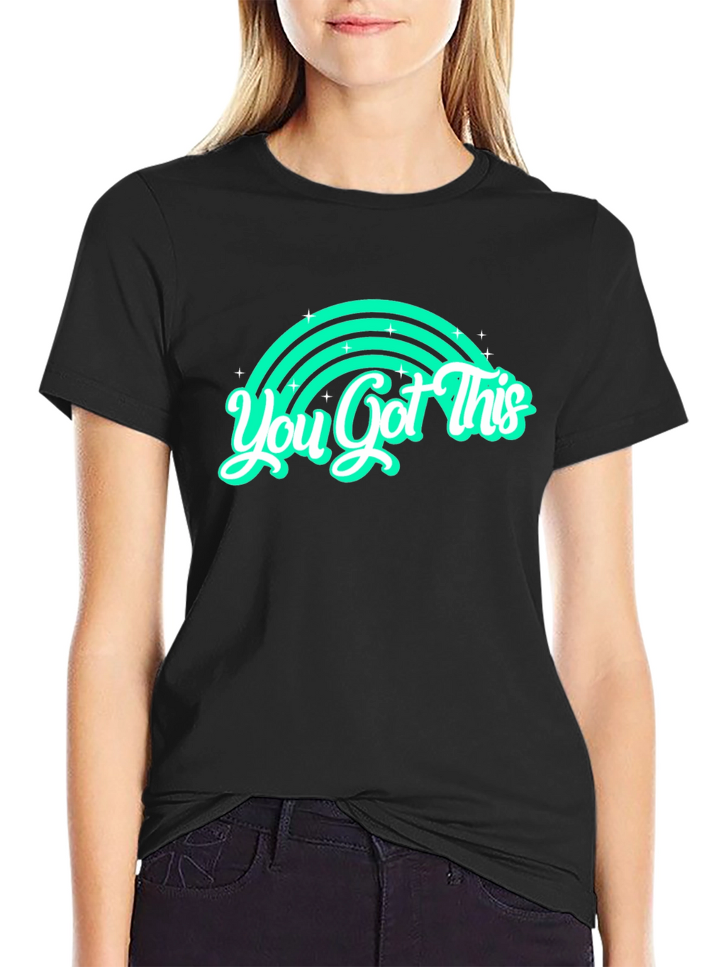 You Got This Rainbow Graphic Tee - Motivation Shirt