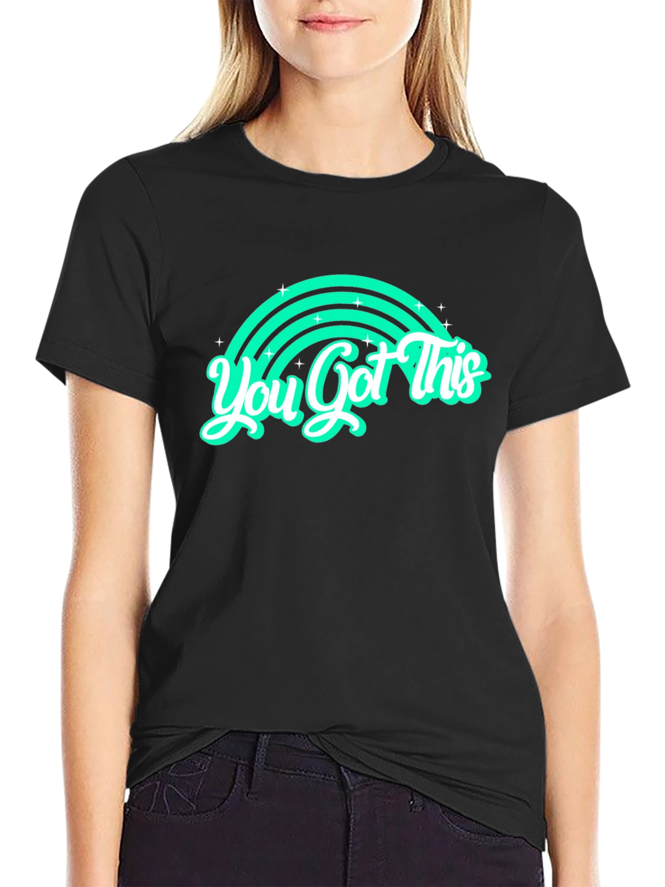 You Got This Rainbow Graphic Tee - Motivation Shirt