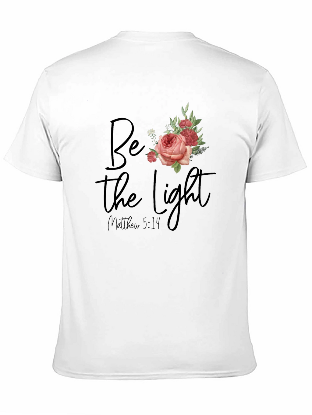 Be The Light Floral Graphic T-Shirt
