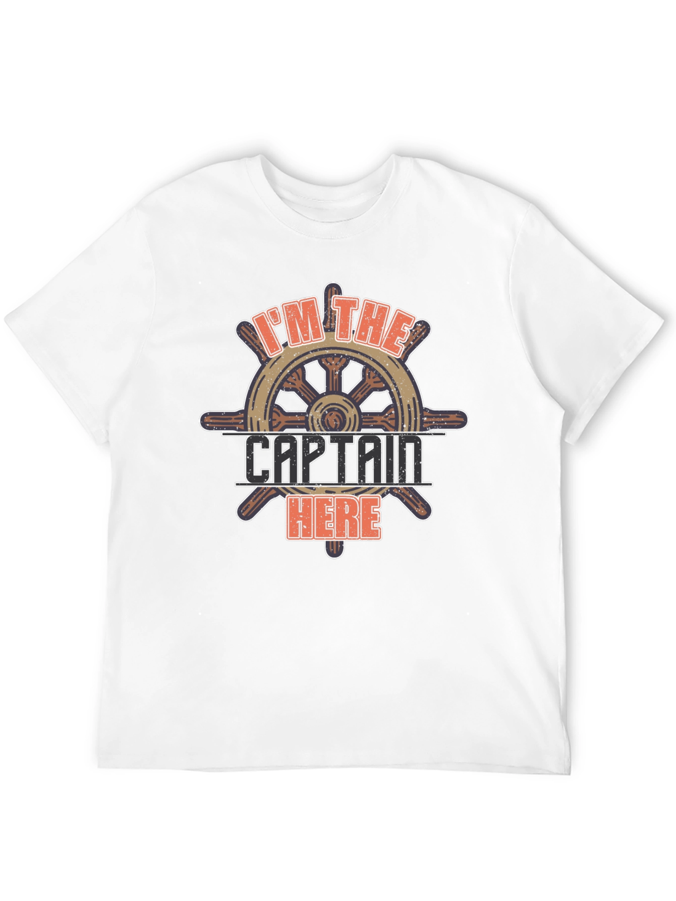 Im The Captain Here Graphic T-Shirt