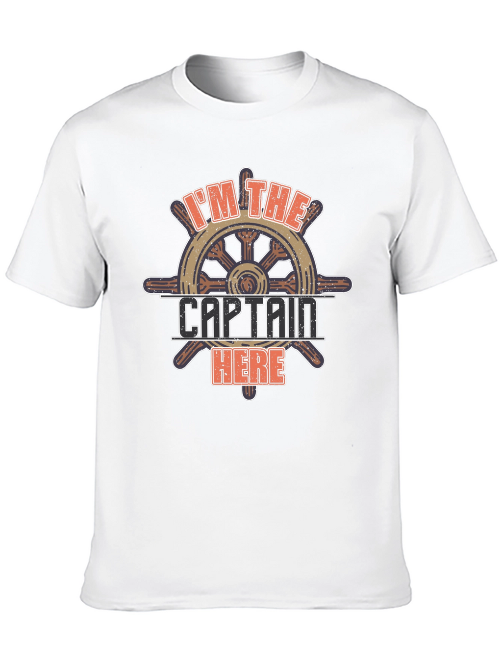 Im The Captain Here Graphic T-Shirt