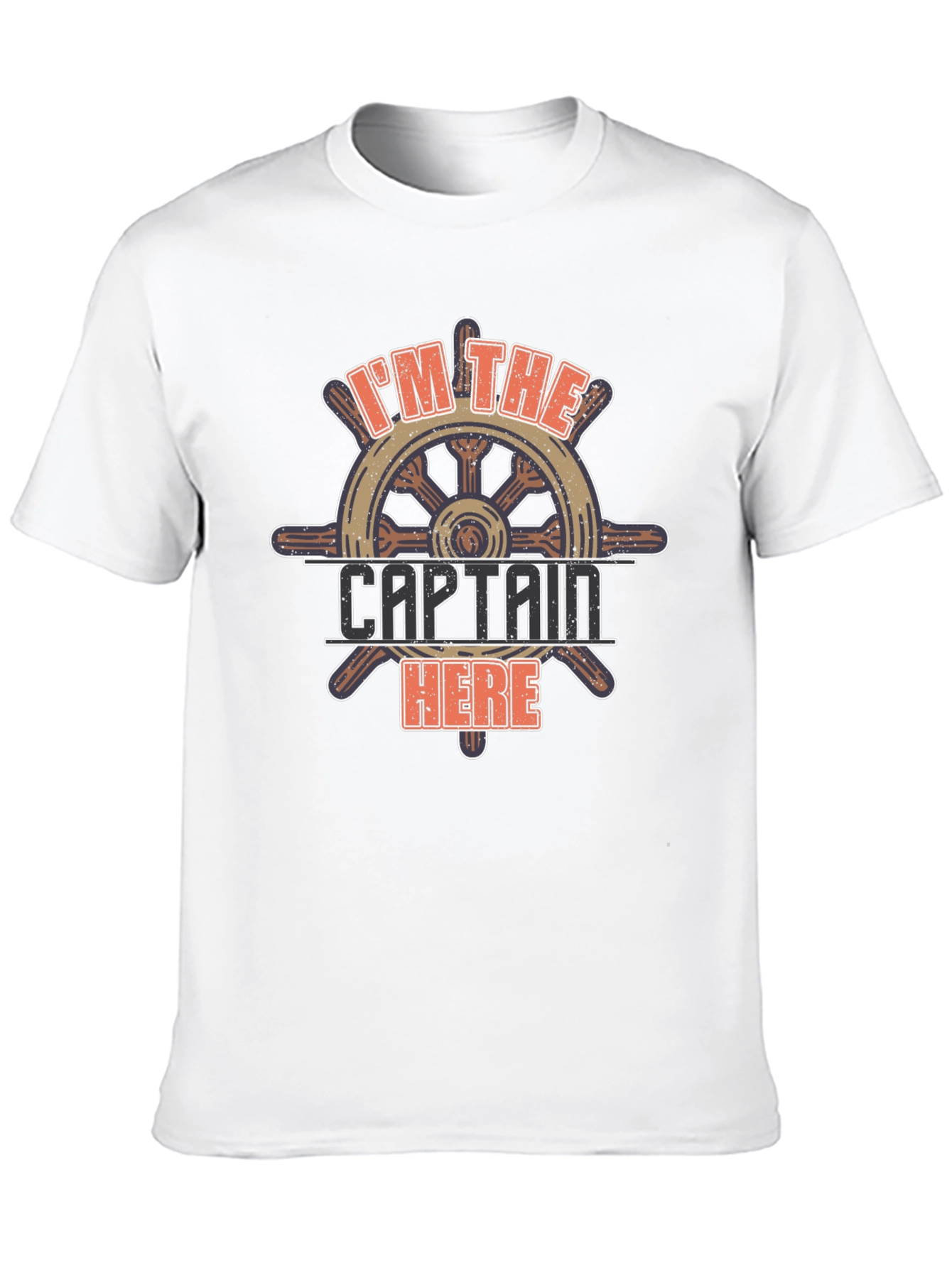 Im The Captain Here Graphic T-Shirt