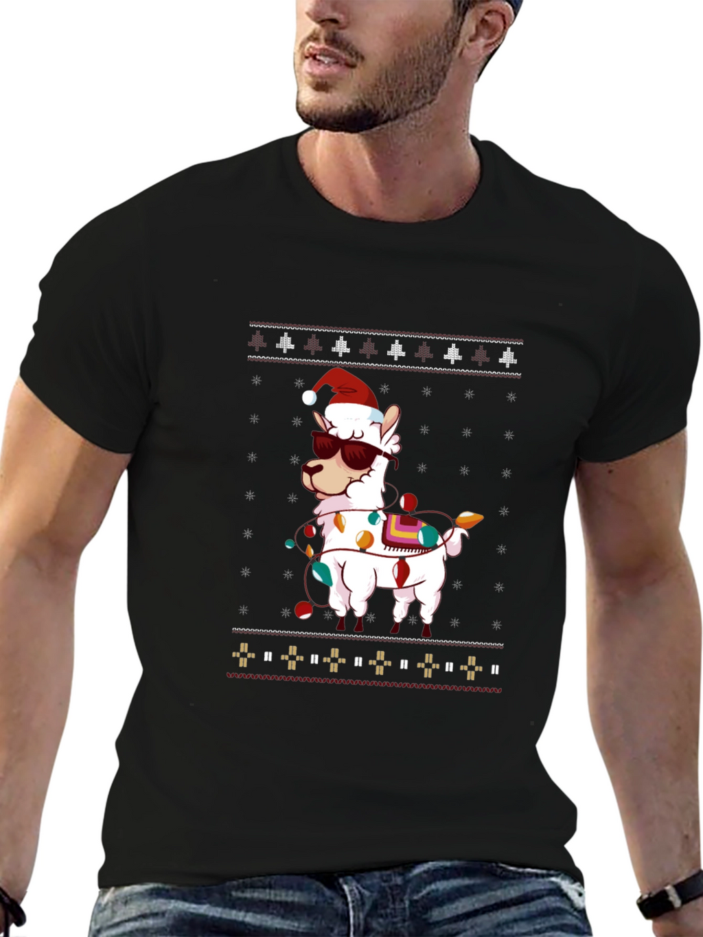 Llama Christmas T-Shirt