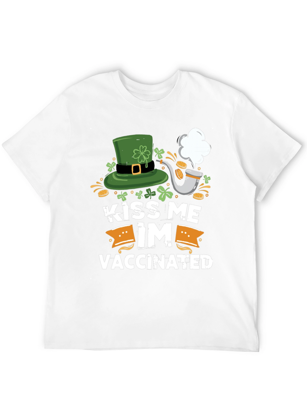 Kiss Me Im Vaccinated St. Patricks Day T-Shirt