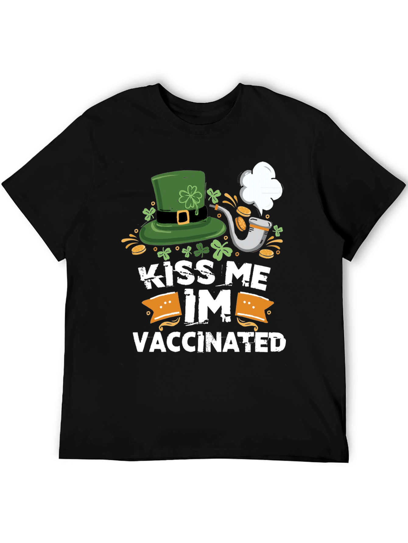 Kiss Me Im Vaccinated St. Patricks Day T-Shirt