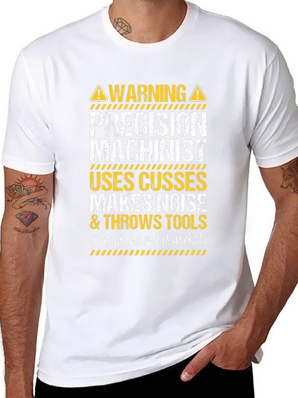 Precision Machinist Warning T-Shirt