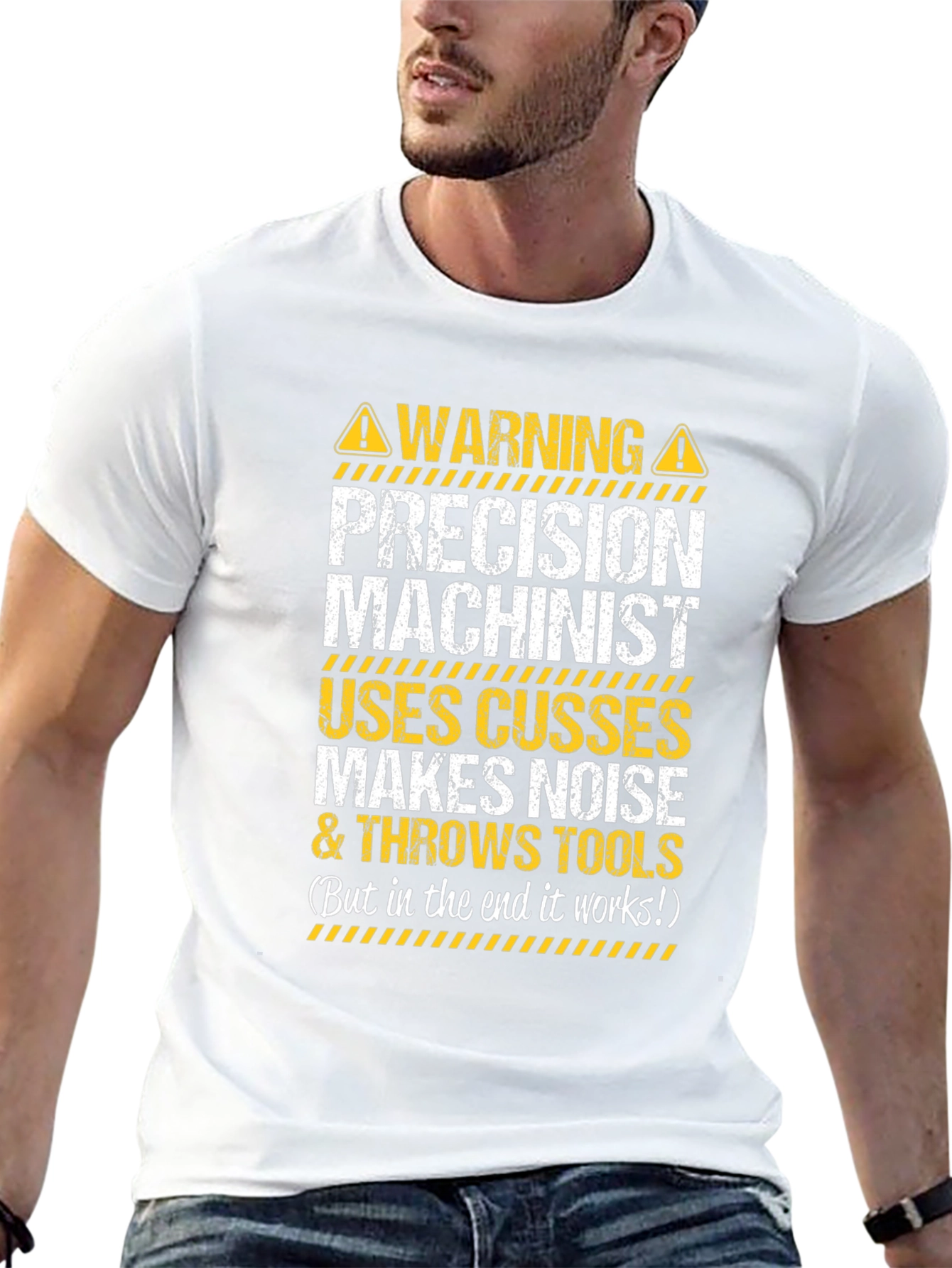 Precision Machinist Warning T-Shirt