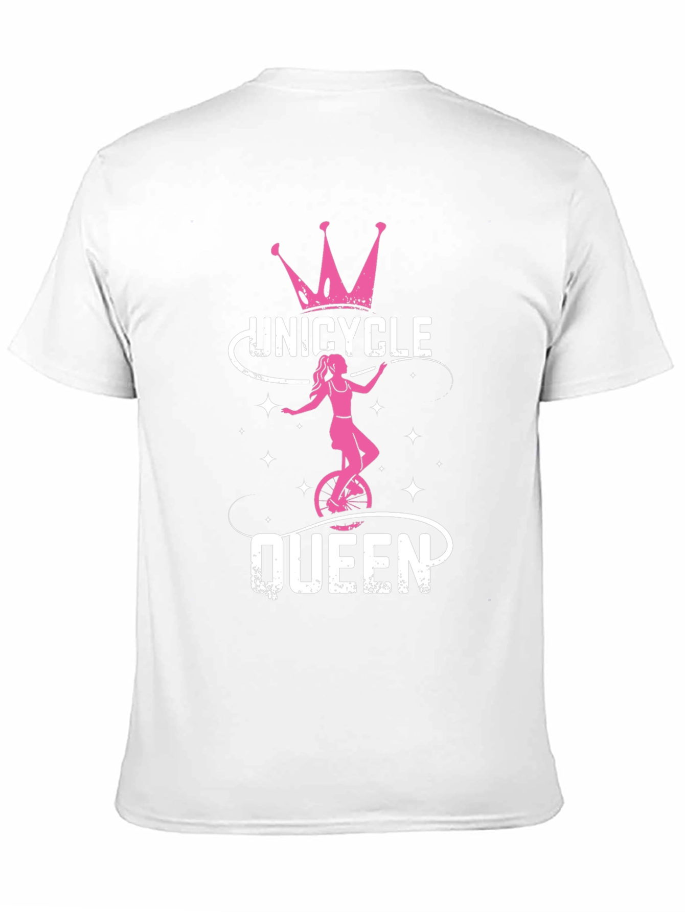 Unicycle Queen Black T-Shirt