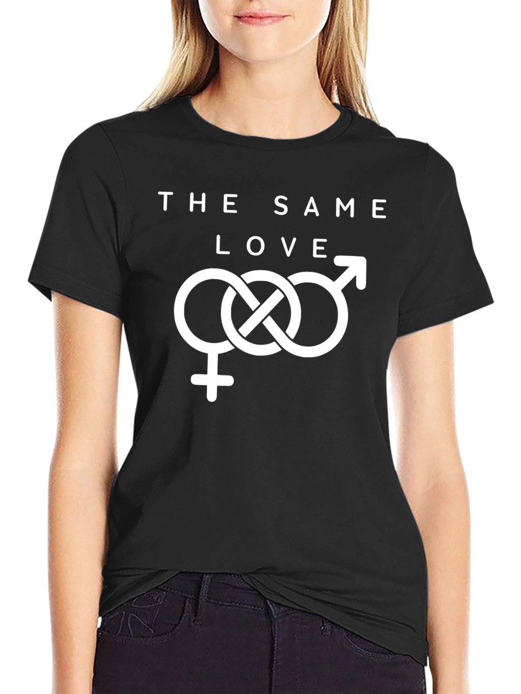 The Same Love Unisex T-Shirt - Black