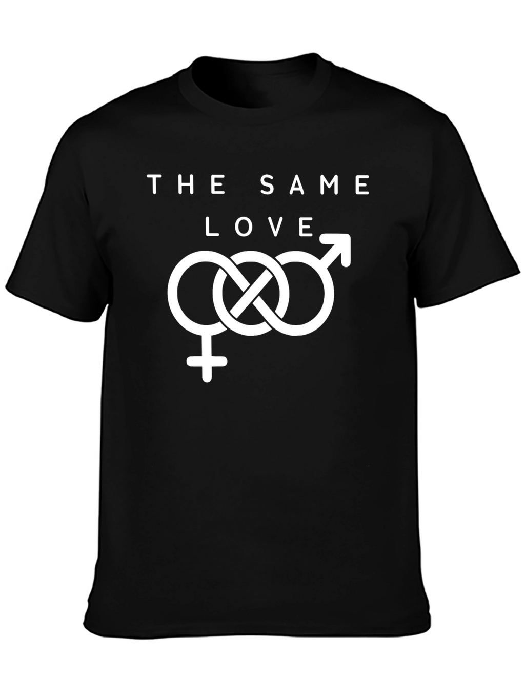 The Same Love Unisex T-Shirt - Black