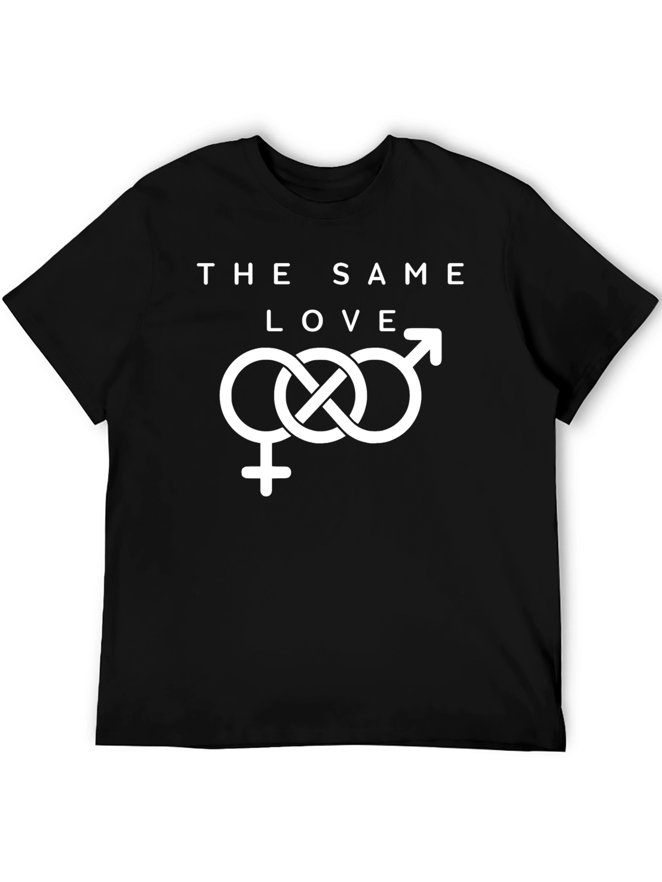 The Same Love Unisex T-Shirt - Black