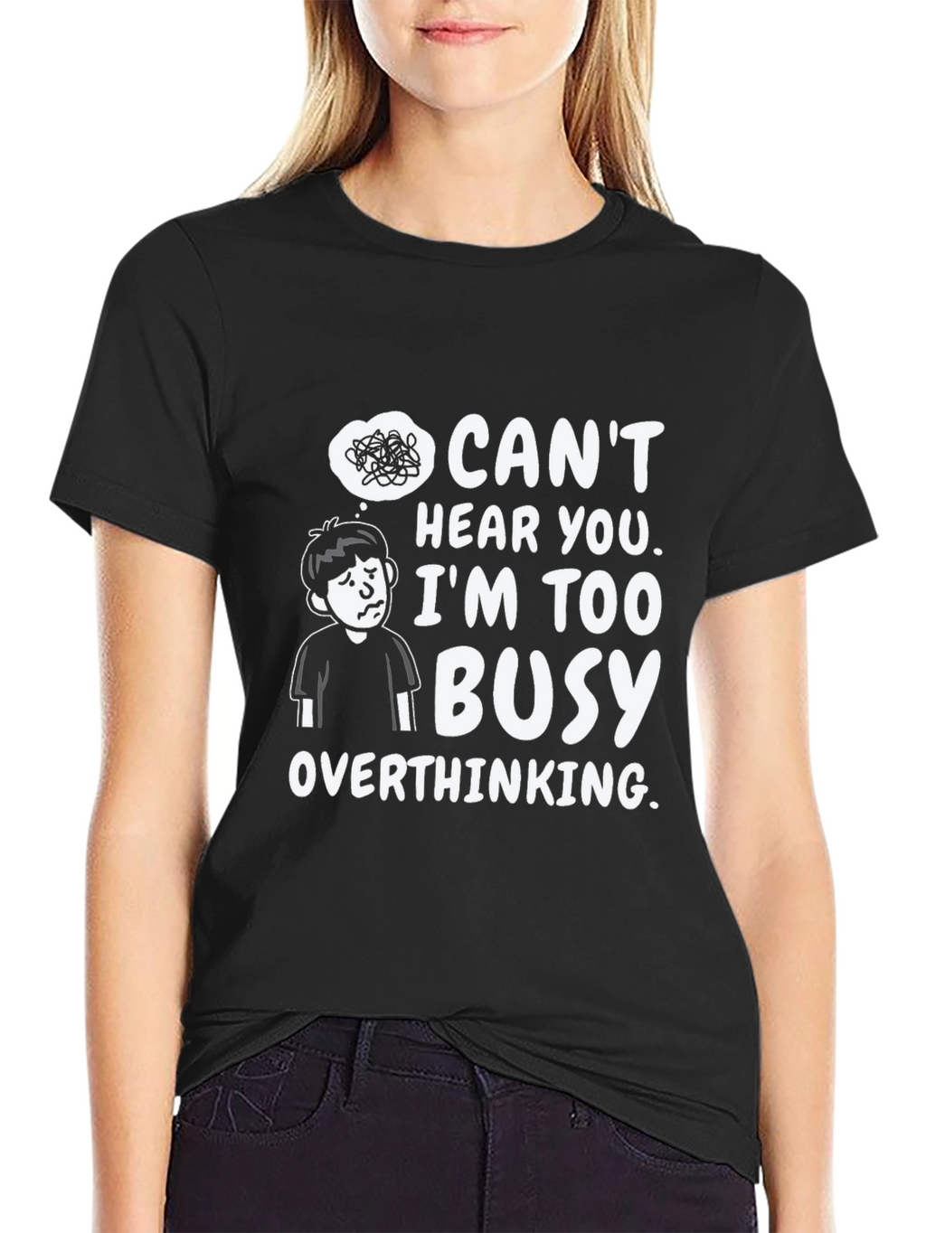 Overthinking T-Shirt - Funny Graphic Tee