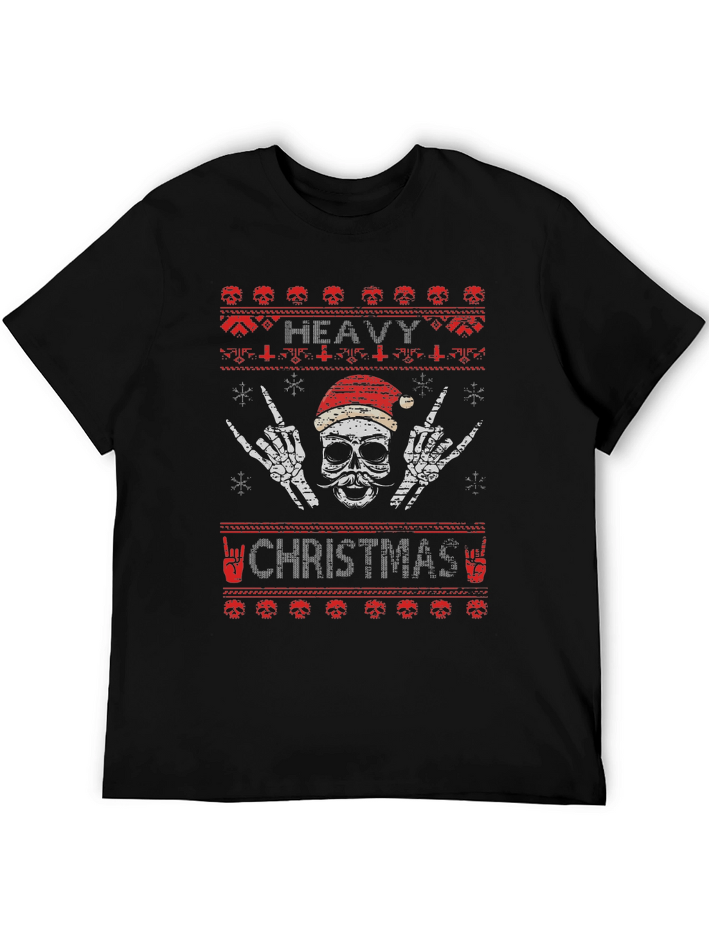 Heavy Metal Christmas Graphic T-Shirt