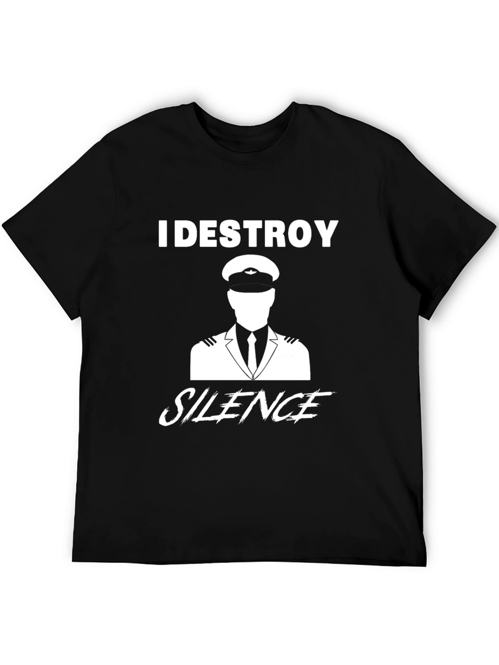 I DESTROY SILENCE Pilot Graphic Tee