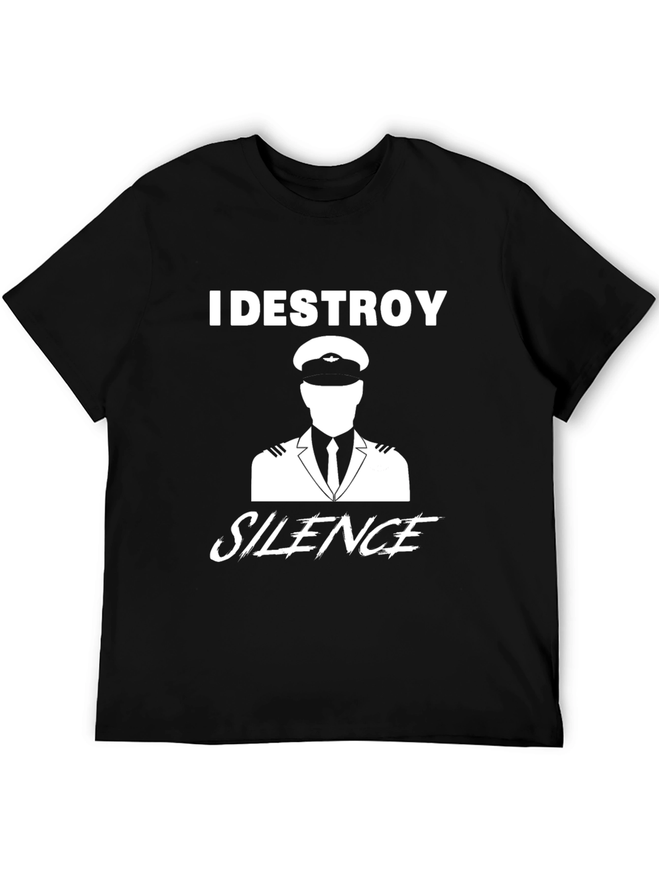 I DESTROY SILENCE Pilot Graphic Tee