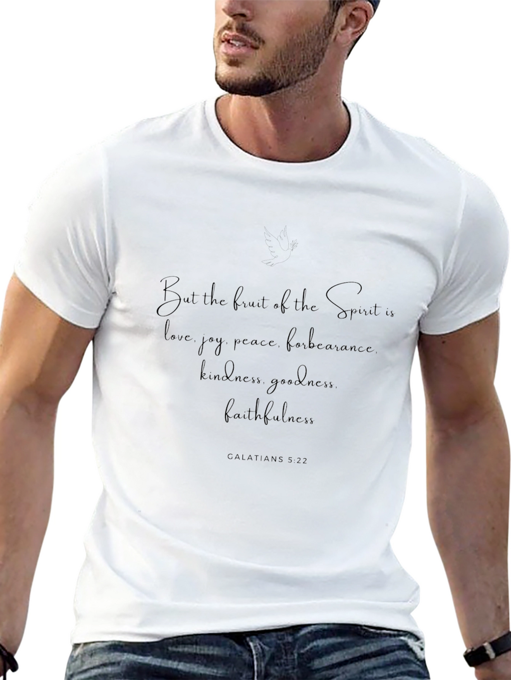 Fruit of the Spirit T-Shirt: Galatians 5:22 Christian Apparel