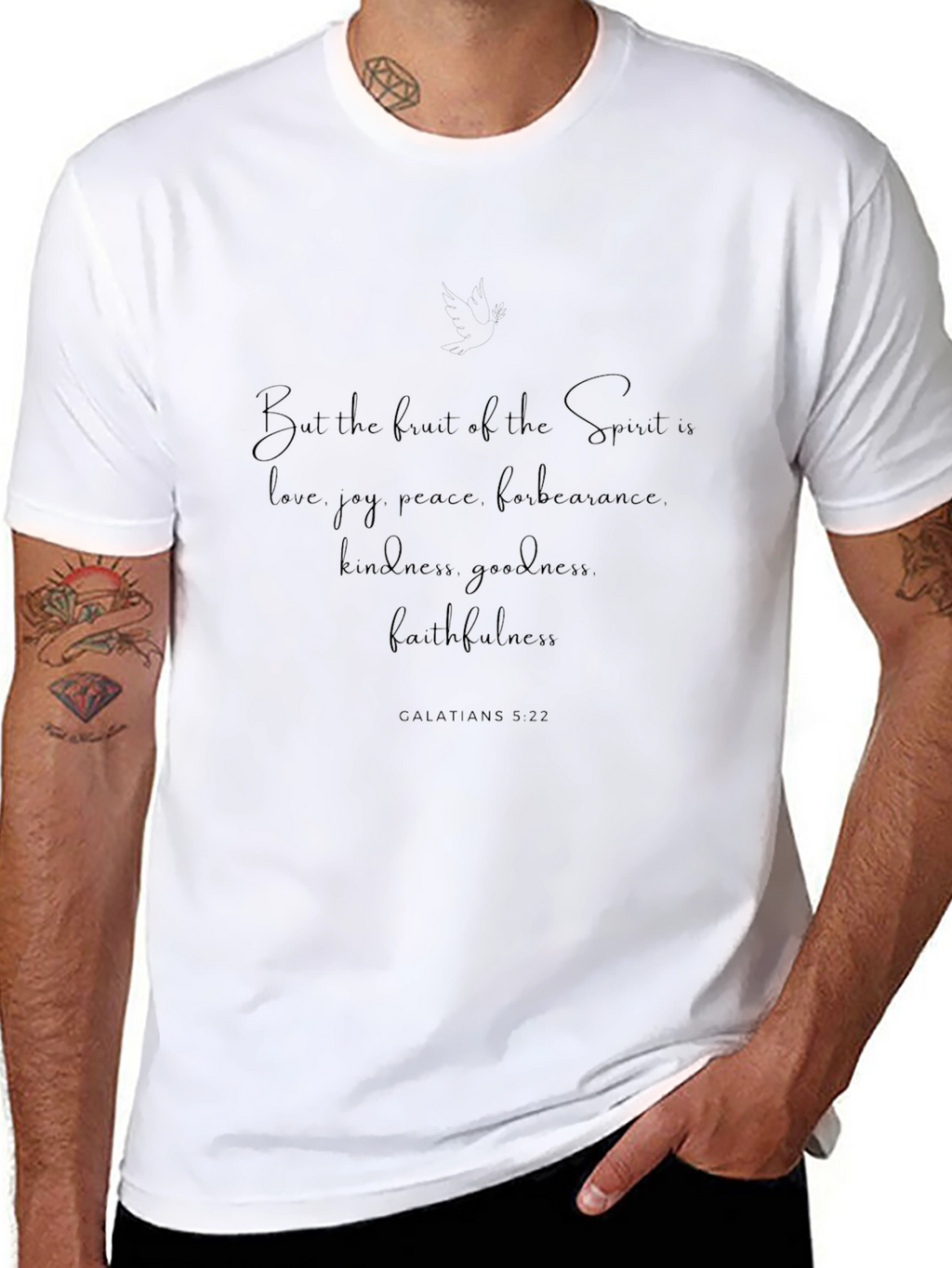 Fruit of the Spirit T-Shirt: Galatians 5:22 Christian Apparel