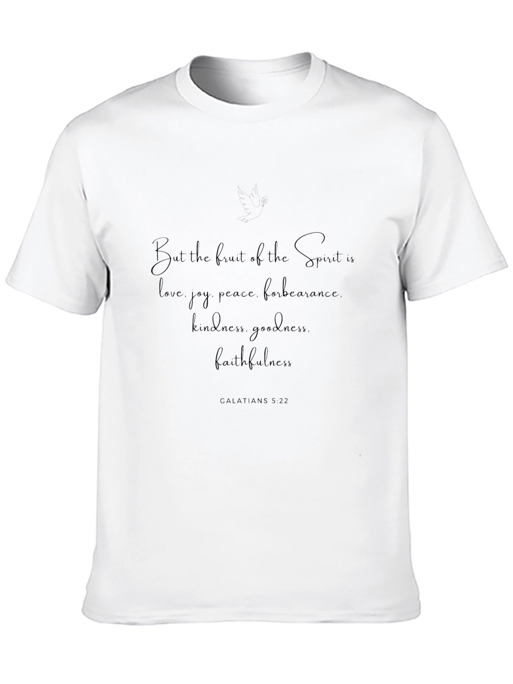 Fruit of the Spirit T-Shirt: Galatians 5:22 Christian Apparel