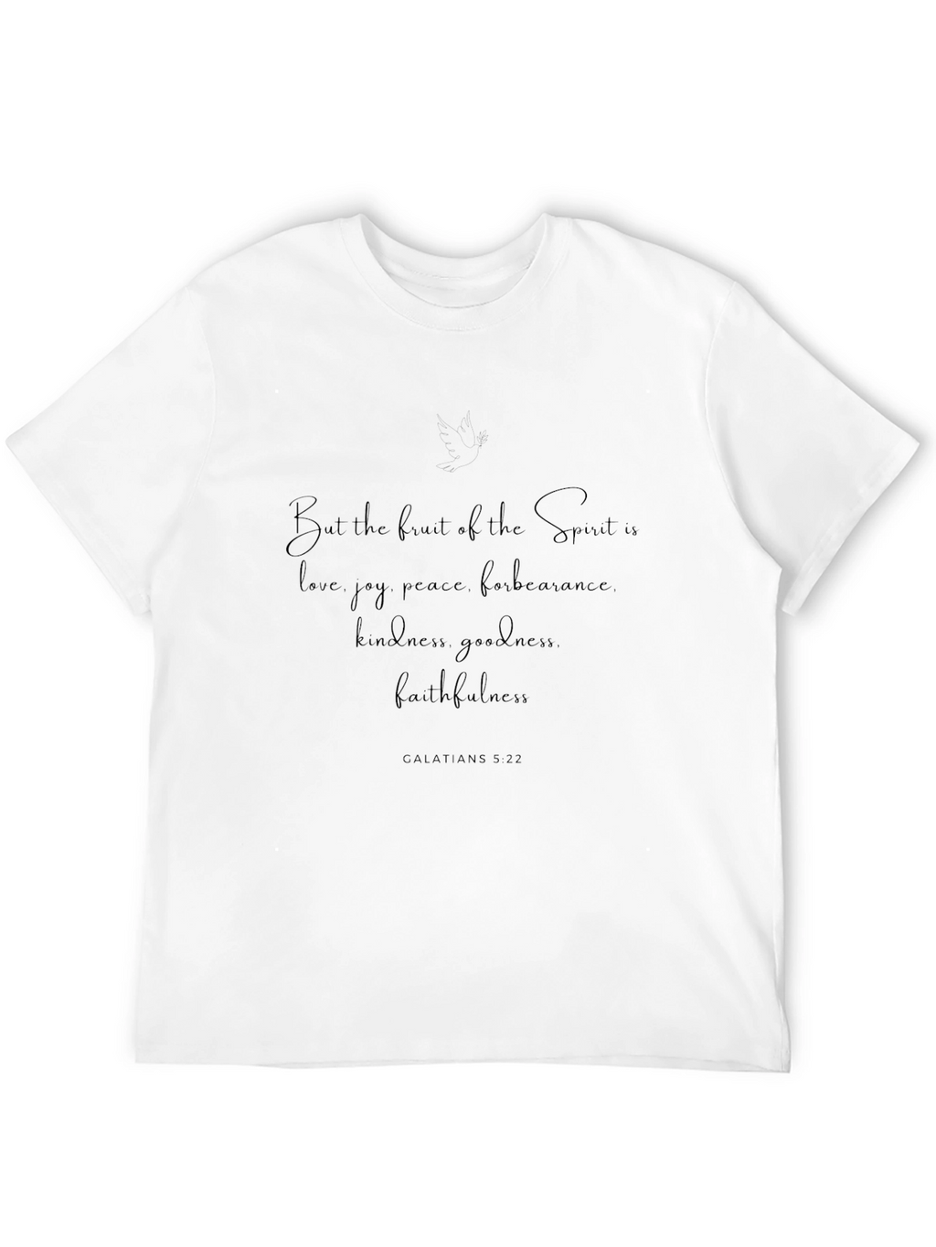 Fruit of the Spirit T-Shirt: Galatians 5:22 Christian Apparel