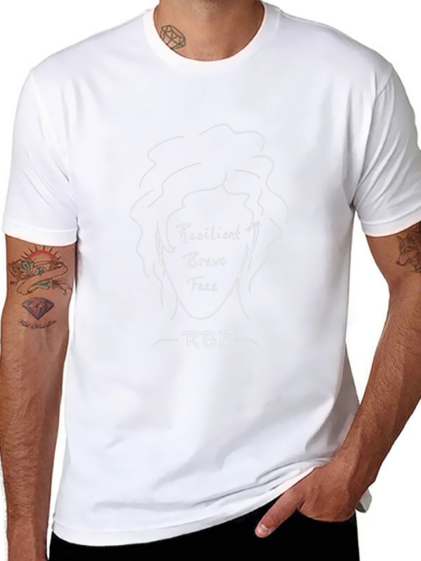 Resilient Brave Face RBF Graphic T-Shirt