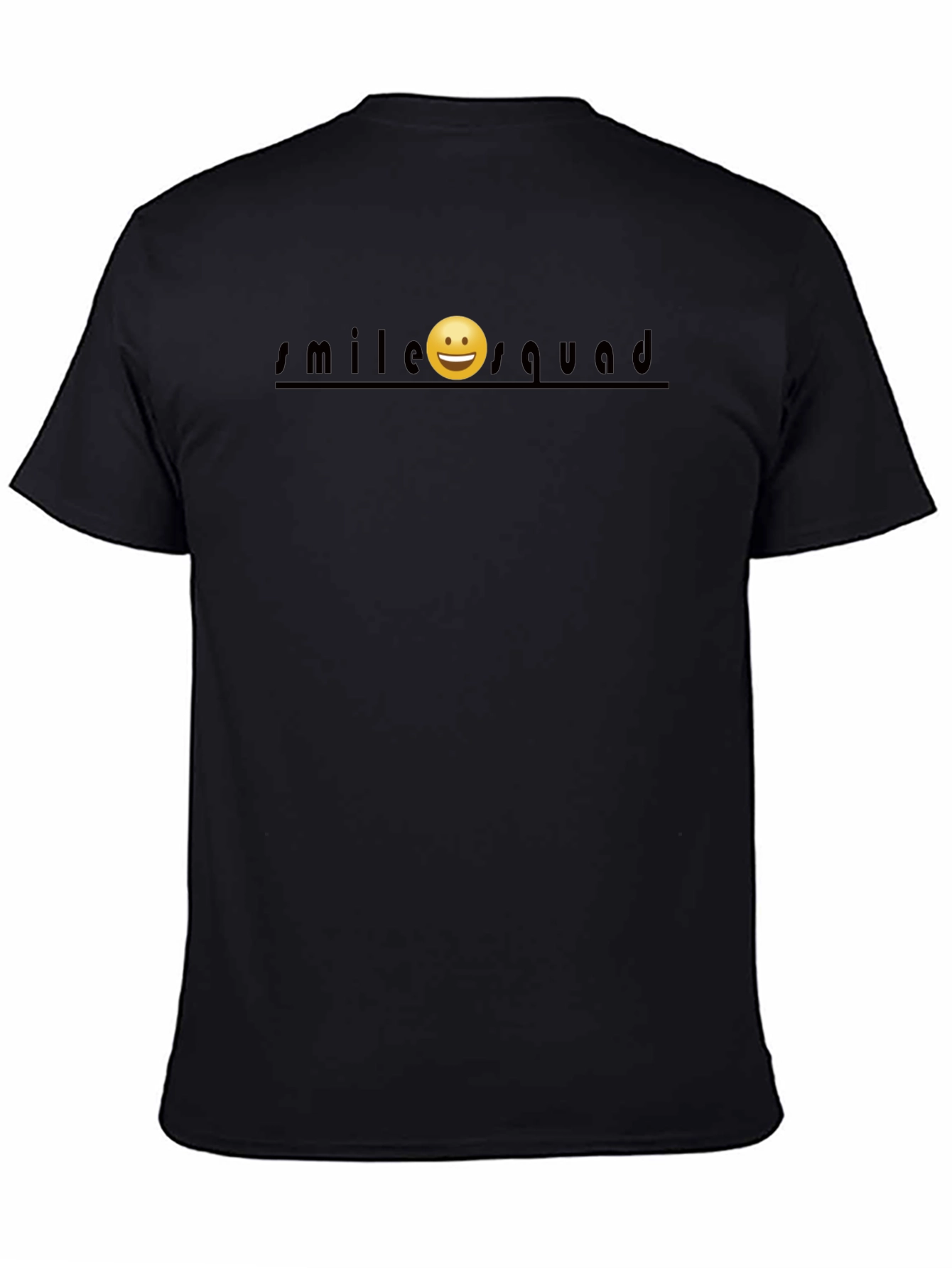 Smile Squad T-Shirt - Black Graphic Tee
