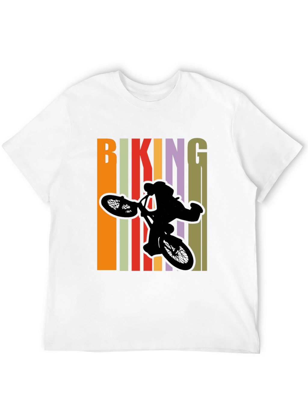 Biking T-Shirt - Retro Style Design