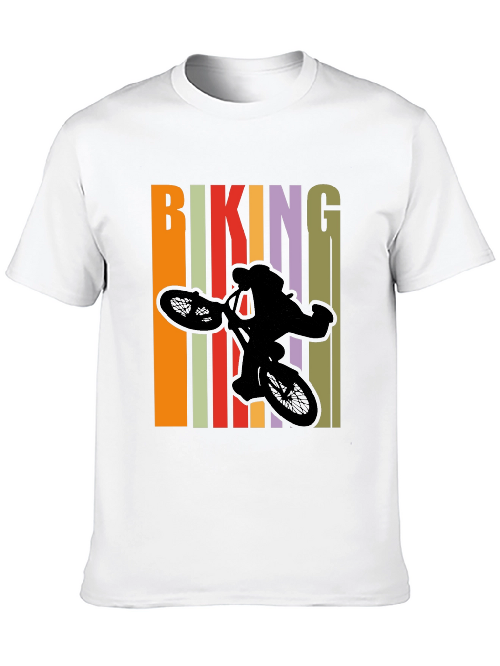 Biking T-Shirt - Retro Style Design