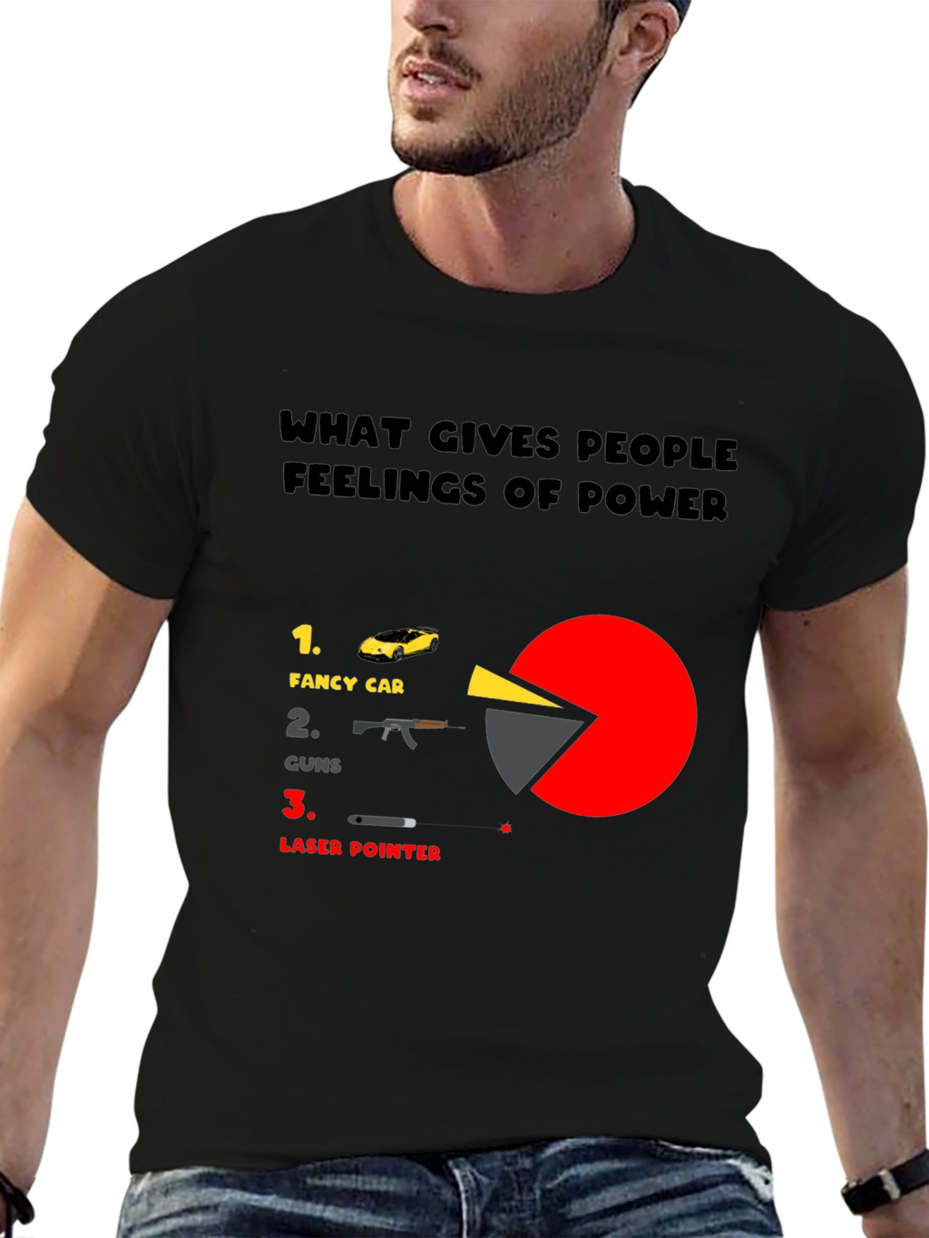 Feelings of Power T-Shirt - Funny Graphic Tee