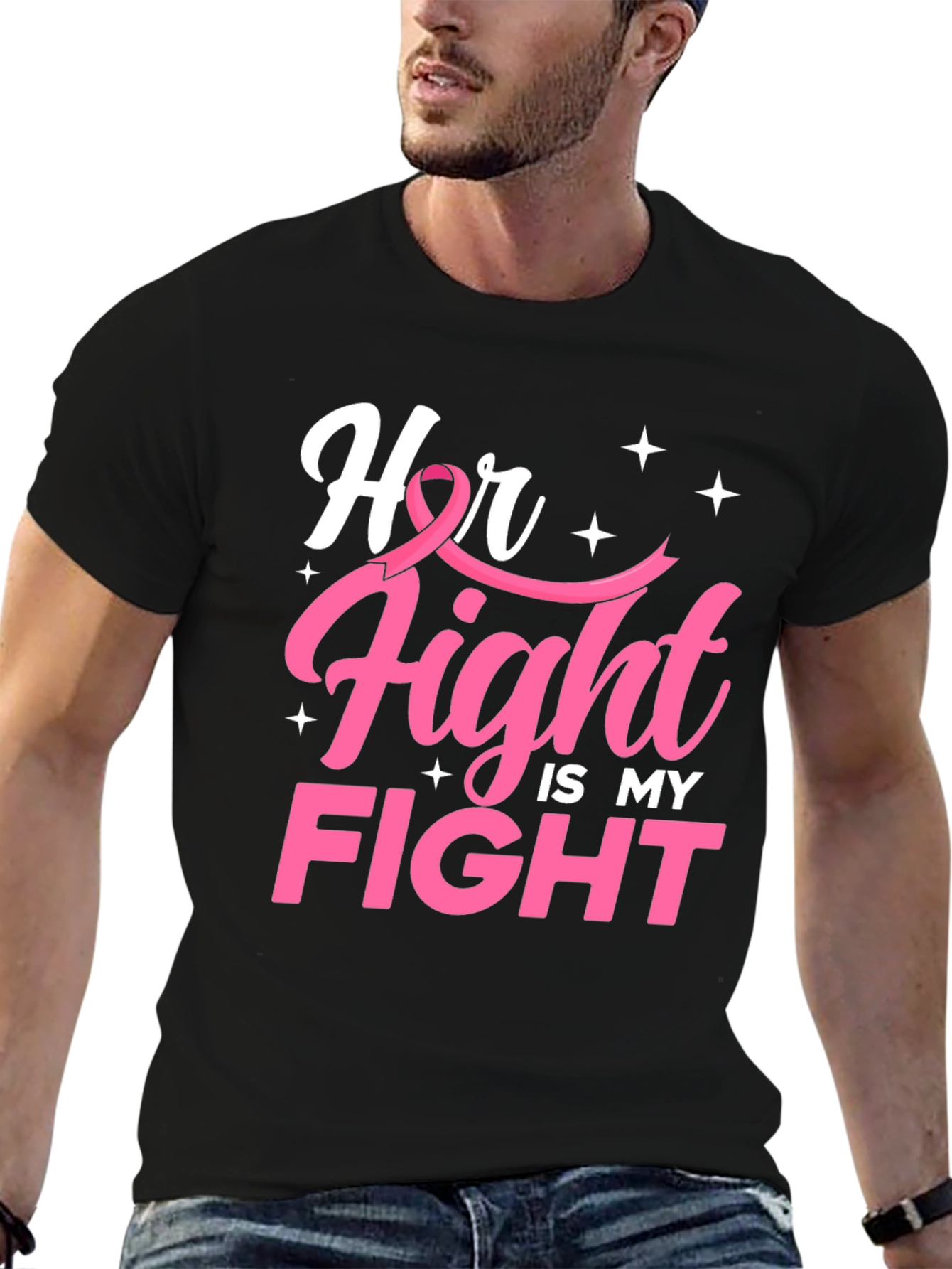 Her Fight Is My Fight Breast Cancer Awareness T-Shirt