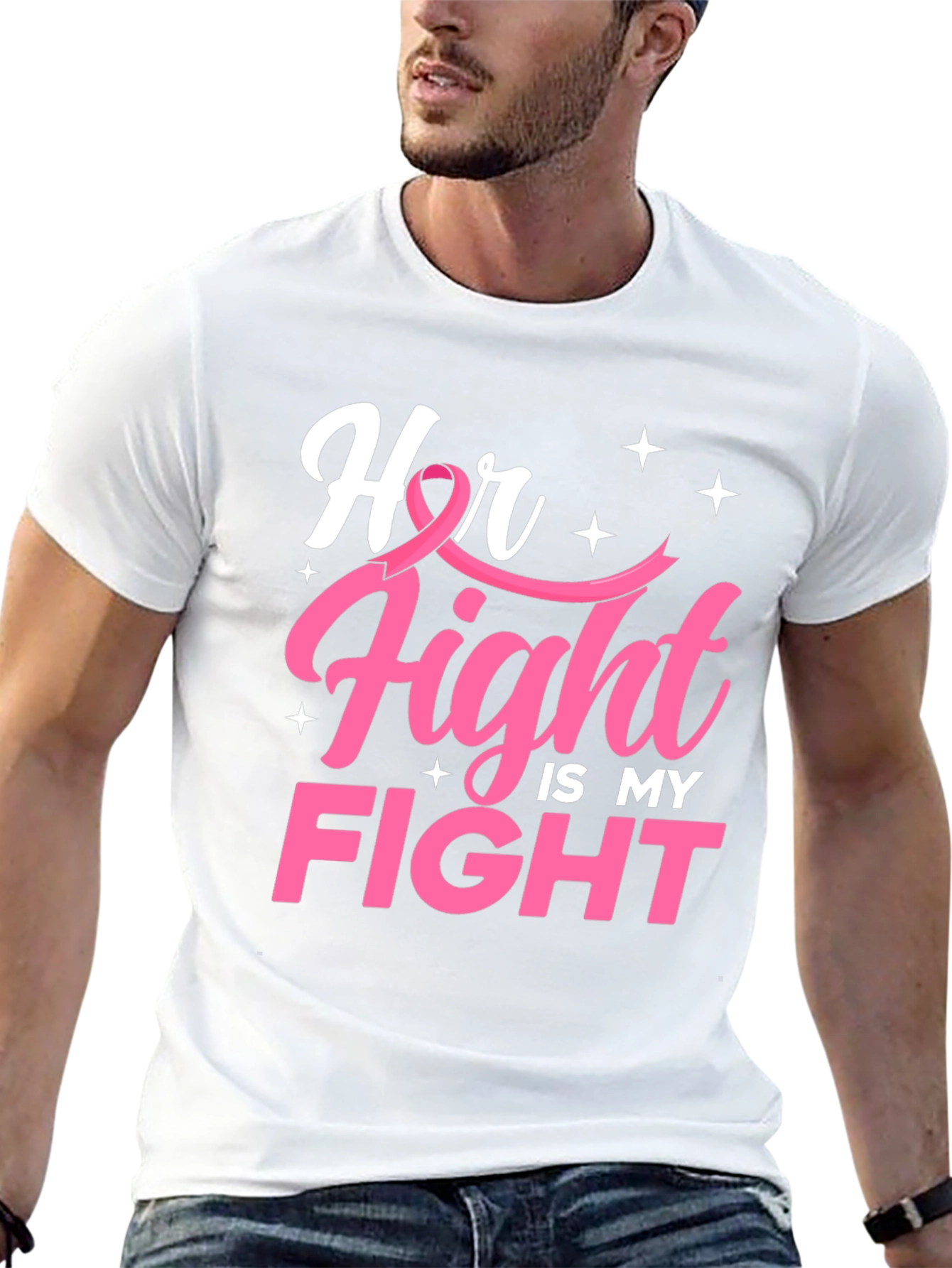 Her Fight Is My Fight Breast Cancer Awareness T-Shirt