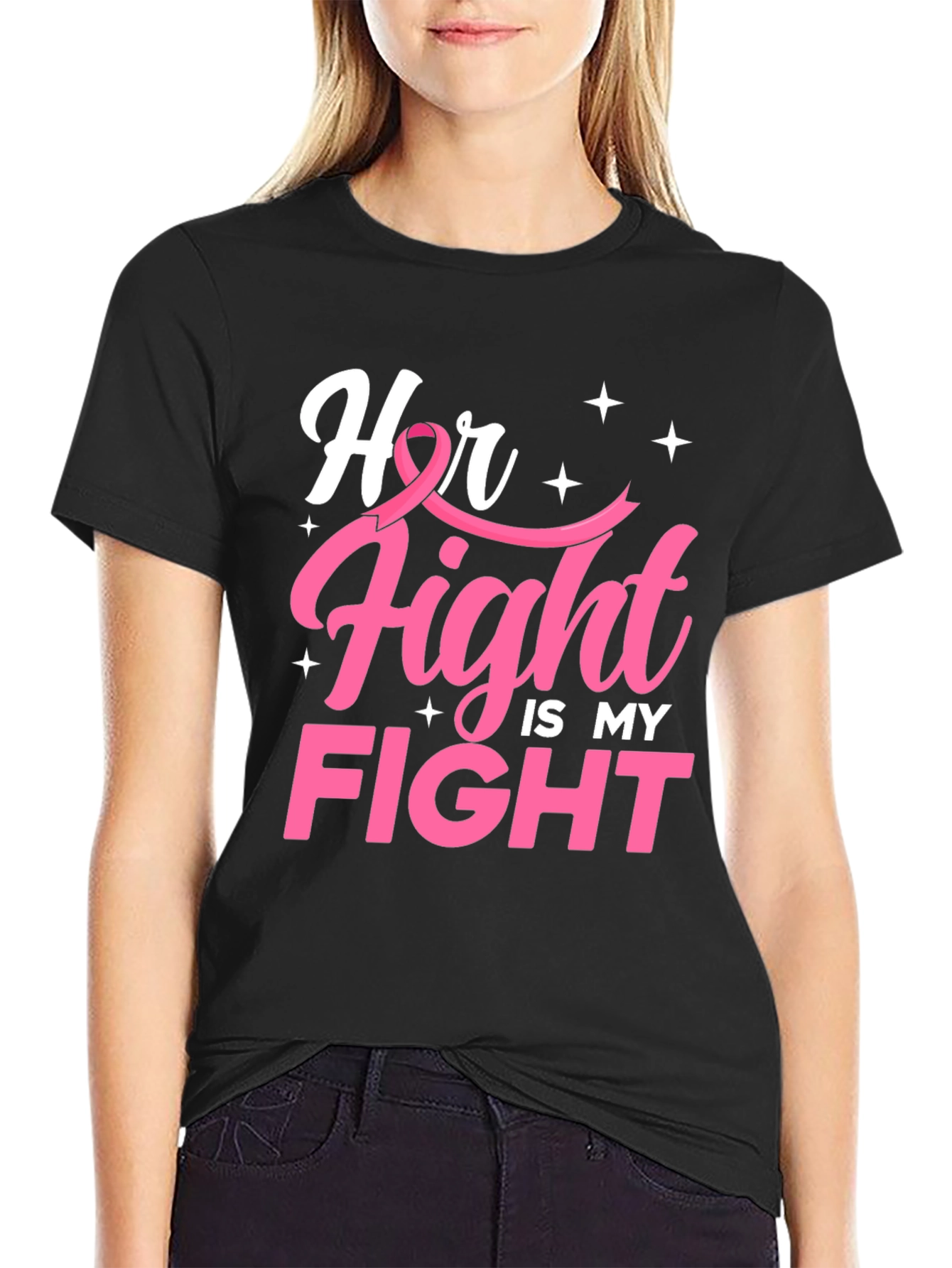 Her Fight Is My Fight Breast Cancer Awareness T-Shirt