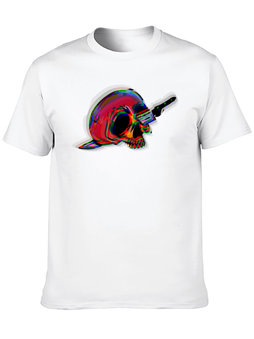 Skull & Dagger Graphic Tee - Edgy Style