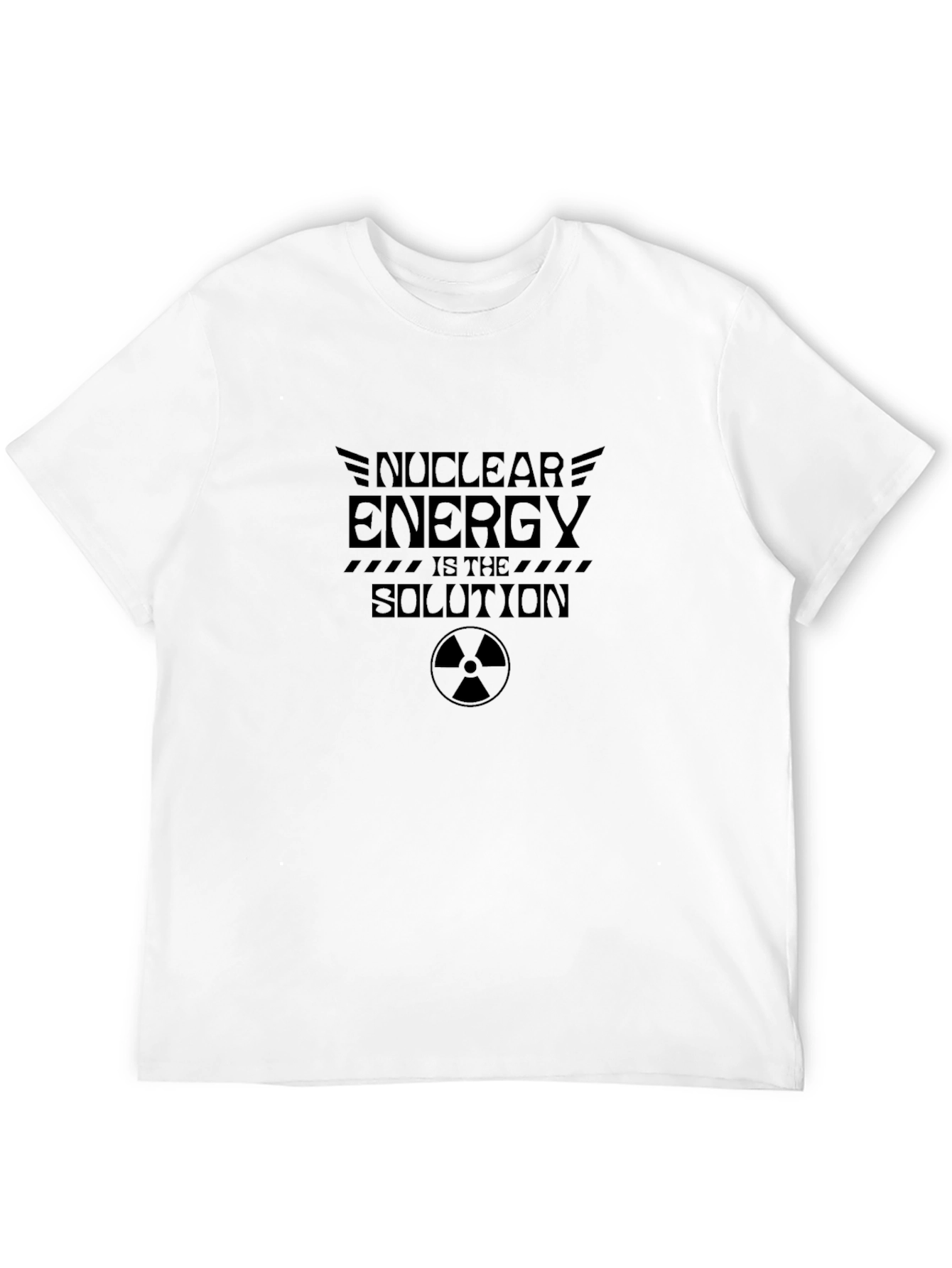 Nuclear Energy is the Solution Black T-Shirt