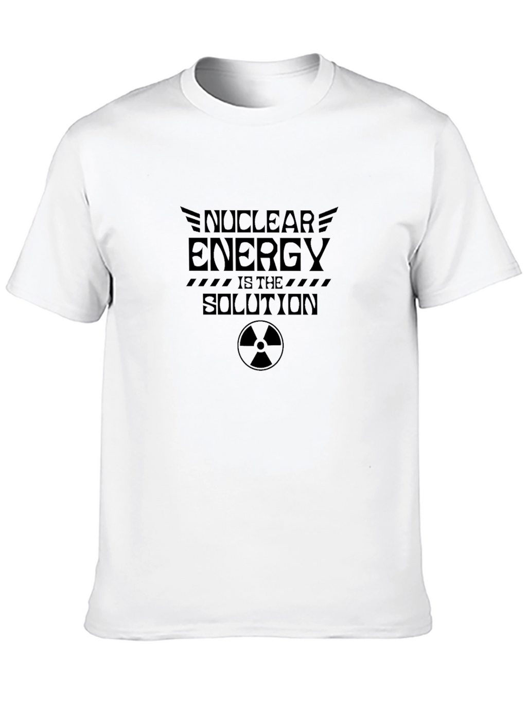 Nuclear Energy is the Solution Black T-Shirt