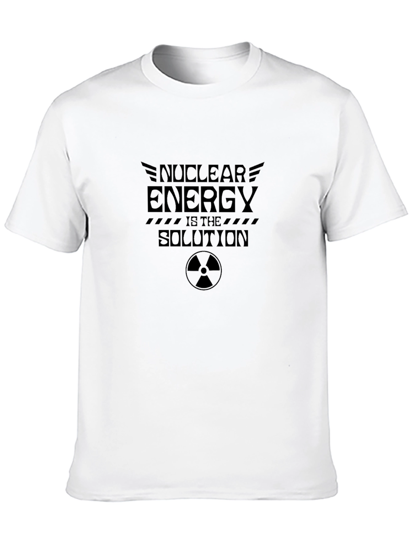 Nuclear Energy is the Solution Black T-Shirt